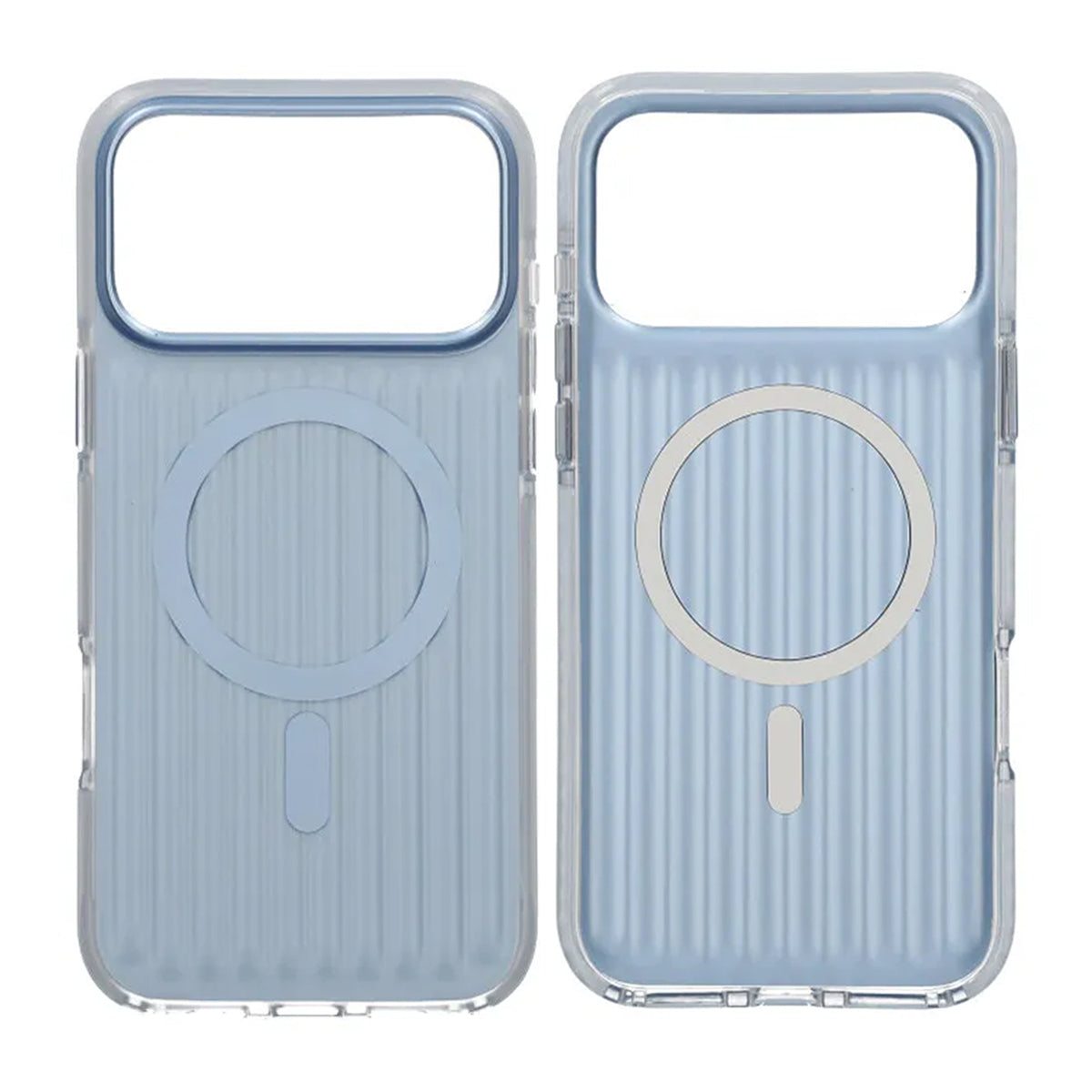 Mobilskal Korrugerad Magsafe för iPhone 17 Pro Max - Blå image 1