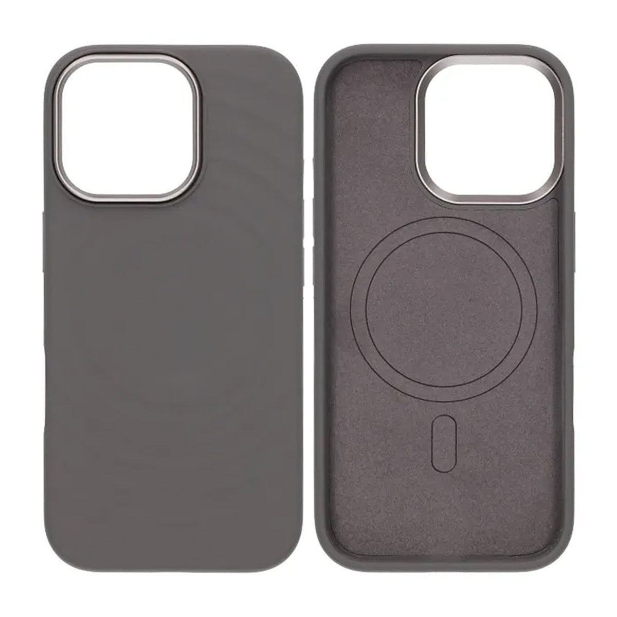 Mobilskal Silikon med Magsafe för iPhone 17 - Mörkgrå image 1