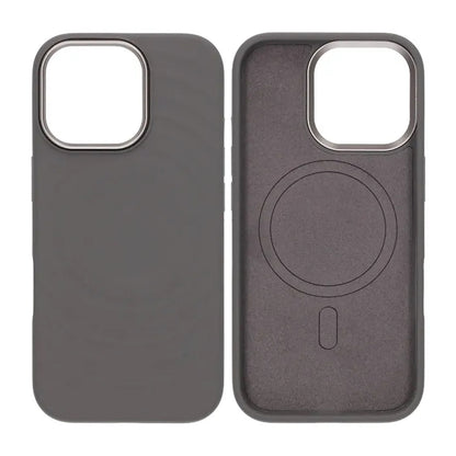 Mobilskal Silikon med Magsafe för iPhone 17 - Mörkgrå image 1
