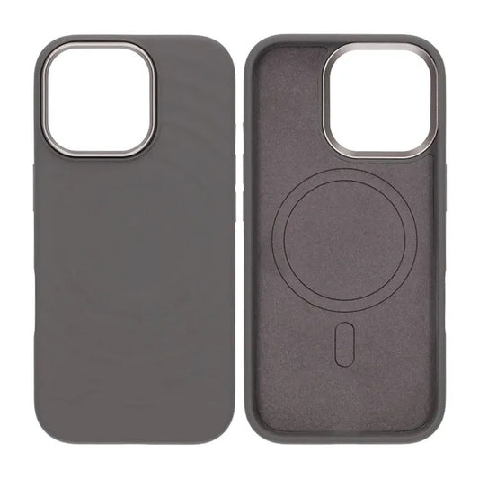 Mobilskal Silikon med Magsafe för iPhone 17 - Mörkgrå image 1