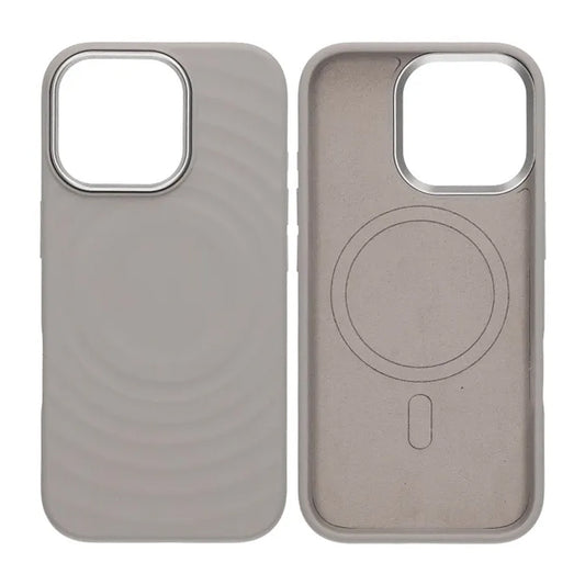 Mobilskal Silikon med Magsafe för iPhone 17 - Ljusgrå image 1
