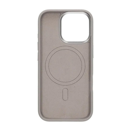Mobilskal Silikon med Magsafe för iPhone 17 - Ljusgrå image 3