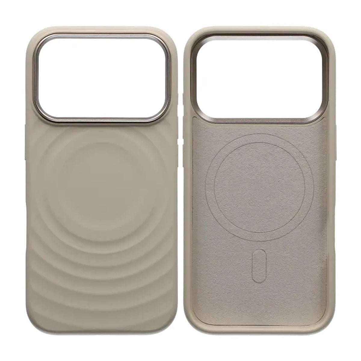 Mobilskal Silikon med Magsafe för iPhone 17 Pro - Beige image 1