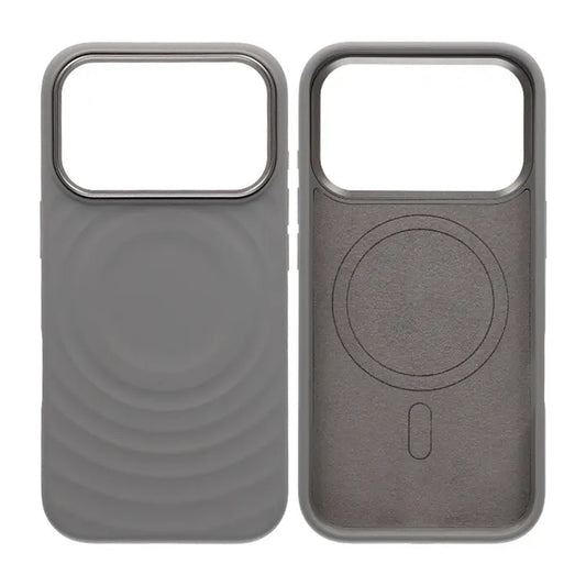 Mobilskal Silikon med Magsafe för iPhone 17 Pro - Ljusgrå image 1