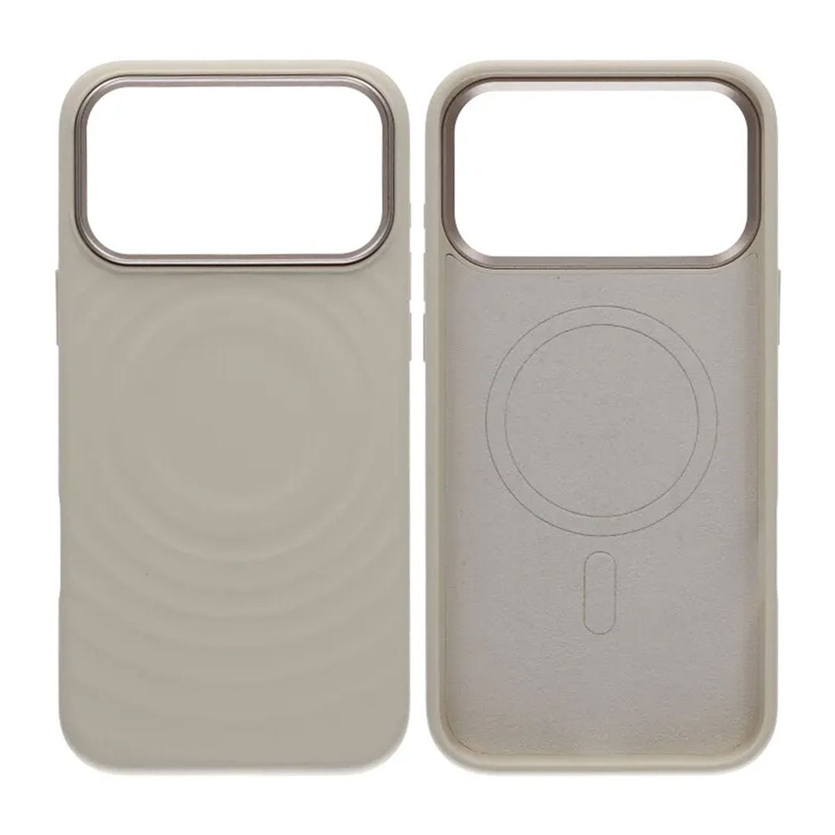 Mobilskal Silikon med Magsafe för iPhone 17 Pro Max - Beige image 1