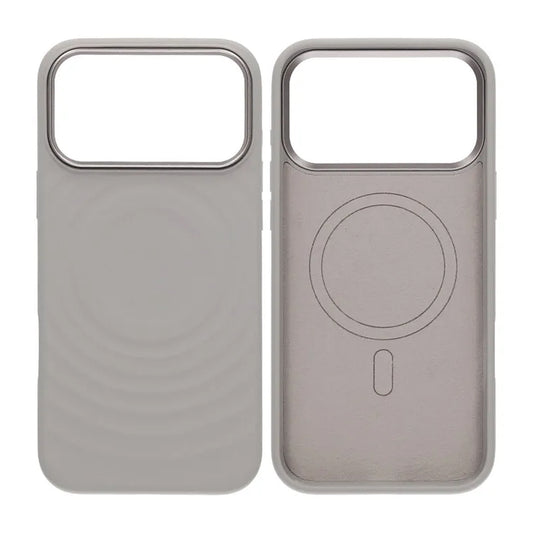 Mobilskal Silikon med Magsafe för iPhone 17 Pro Max - Ljusgrå image 1