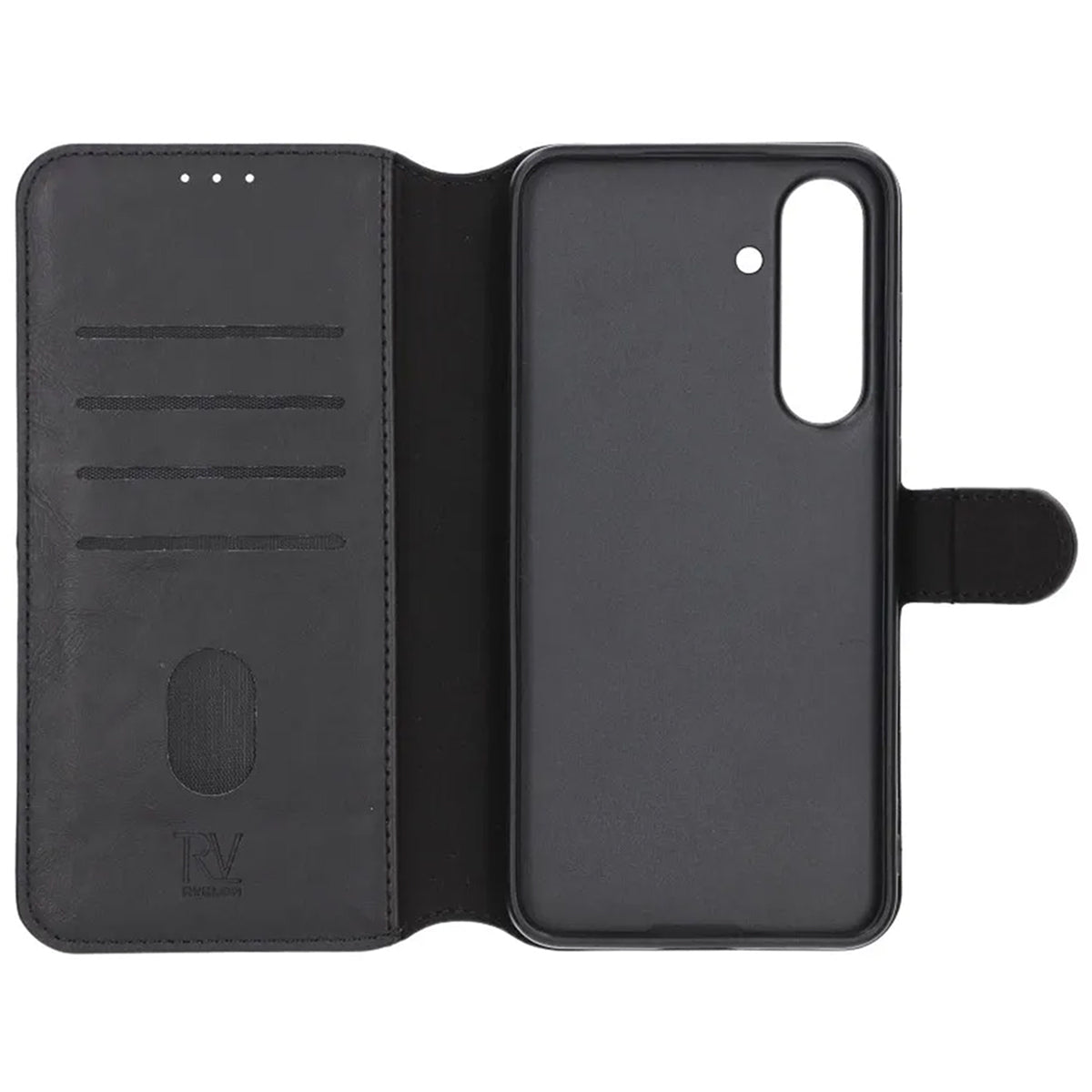 Rvelon Plånboksfodral Magnet för Samsung S25 FE - Svart image 2