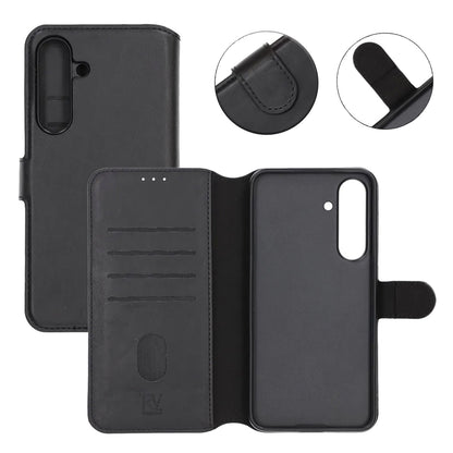 Rvelon Plånboksfodral Magnet för Samsung S25 FE - Svart image 5