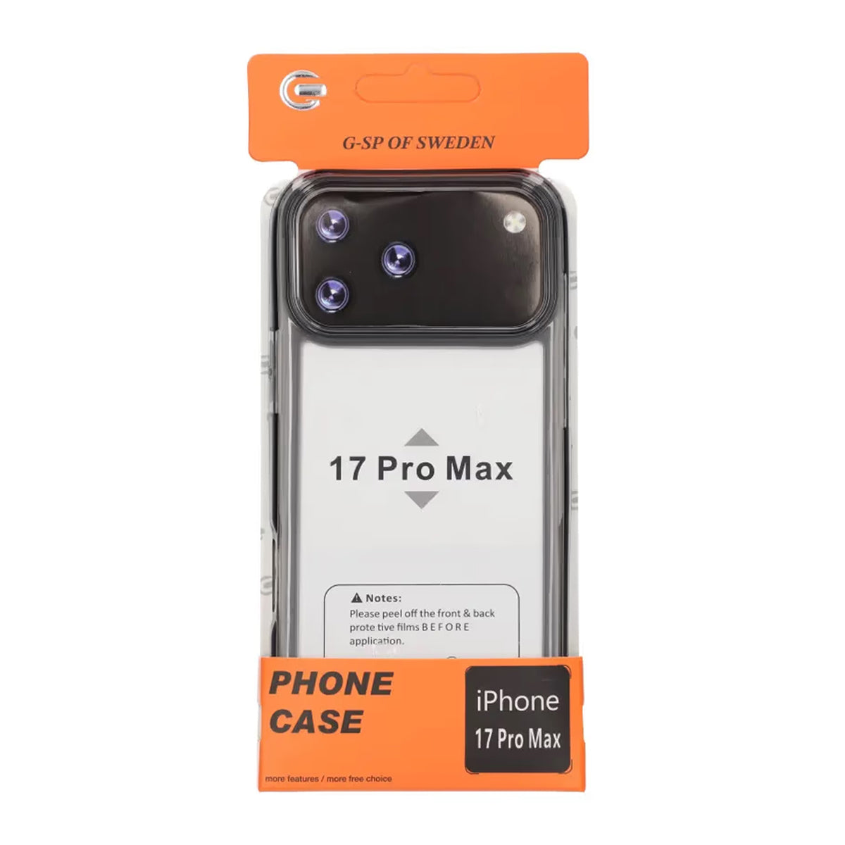 Mobilskal Stöttåligt till iPhone 17 Pro Max - Svart image 6