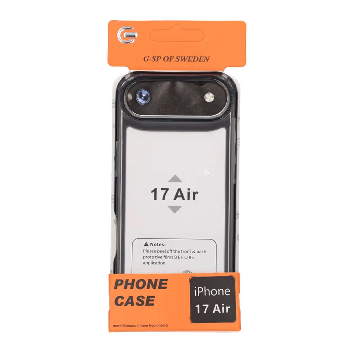 Mobilskal Stöttåligt till iPhone Air - Svart image 6