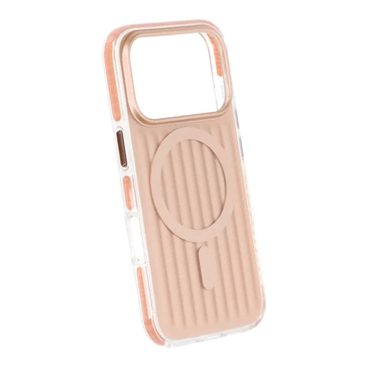 Mobilskal Korrugerad Magsafe för iPhone 17 Pro Guld - Guld image 4