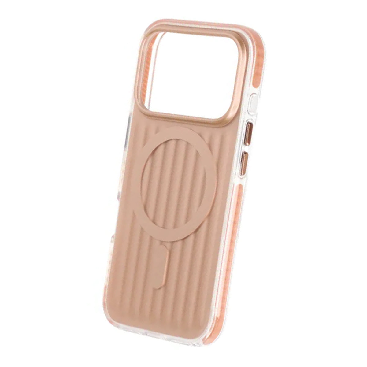 Mobilskal Korrugerad Magsafe för iPhone 17 Pro Guld - Guld image 5