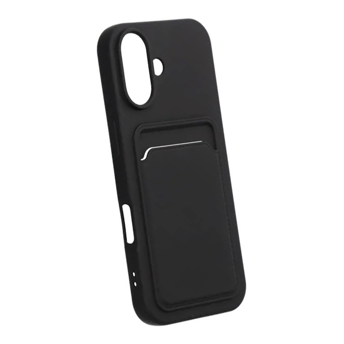 Mobilskal Silikon med Korthållare för iPhone 17 - Svart image 4