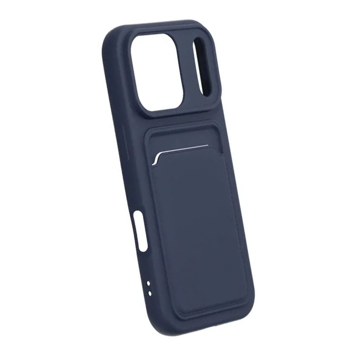 Mobilskal Silikon med Korthållare för iPhone 17 Pro - Blå image 5