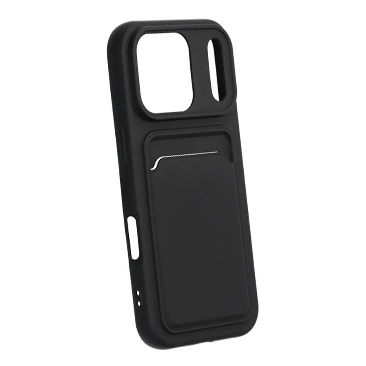 Mobilskal Silikon med Korthållare för iPhone 17 Pro - Svart image 5