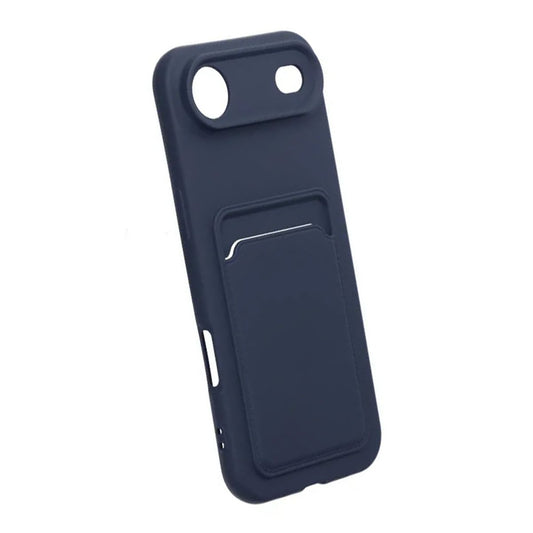 Mobilskal Silikon med Korthållare för iPhone Air - Blå image 5