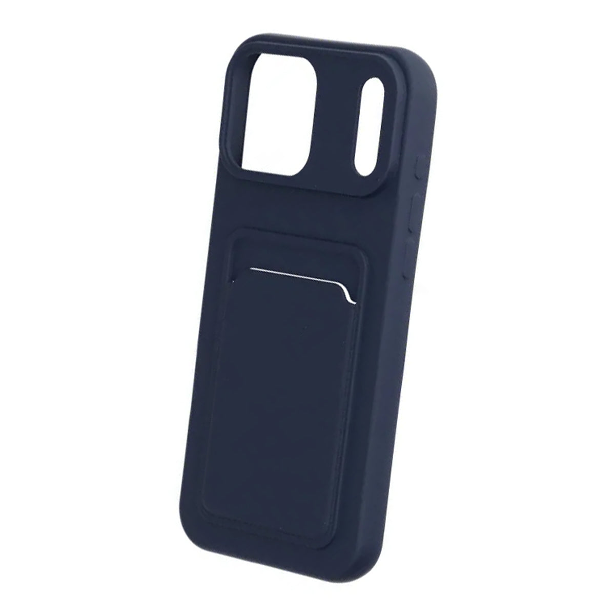 Mobilskal Silikon med Korthållare för iPhone 17 Pro Max - Blå image 4