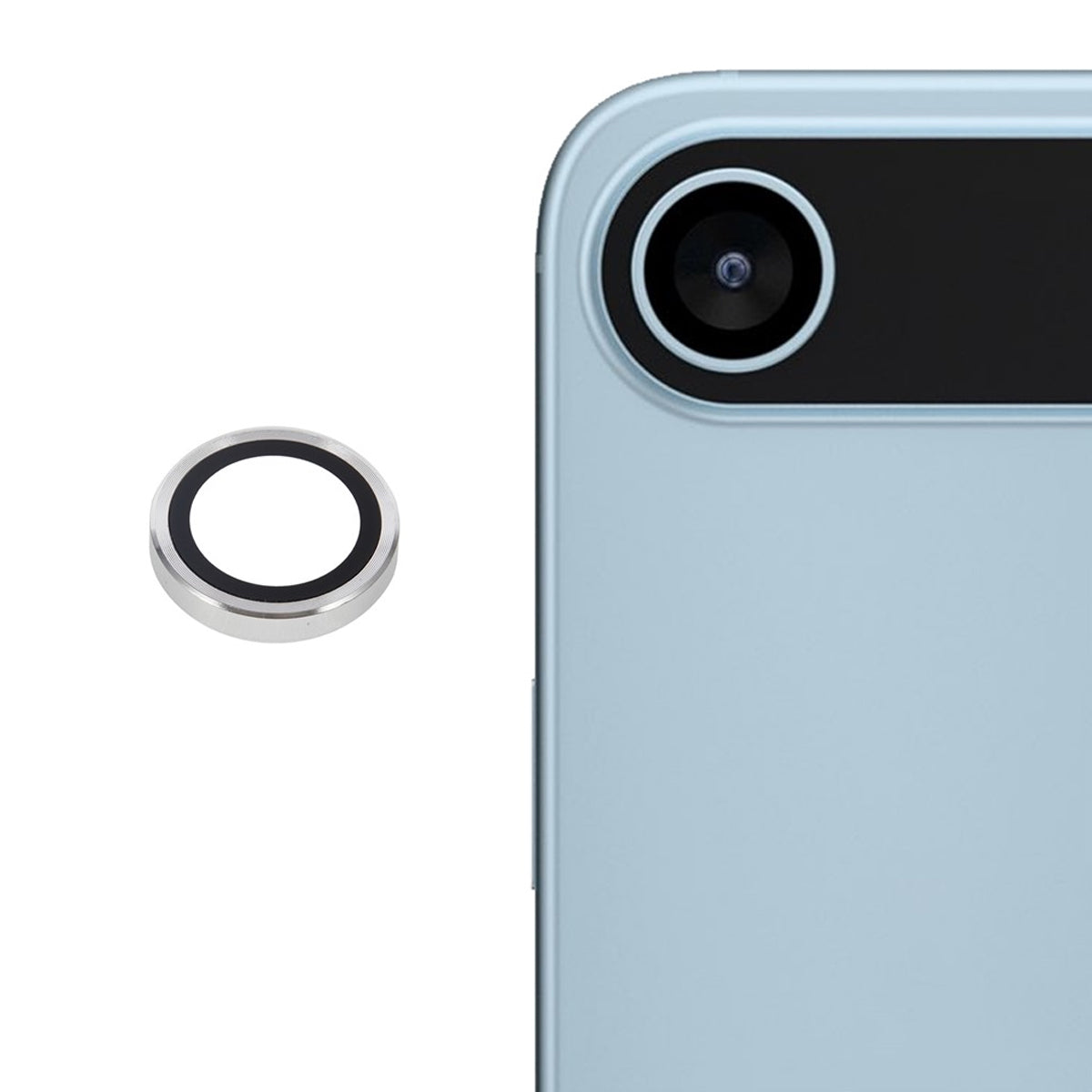 Kameraskydd i härdat glas för iPhone Air - Silver image 1