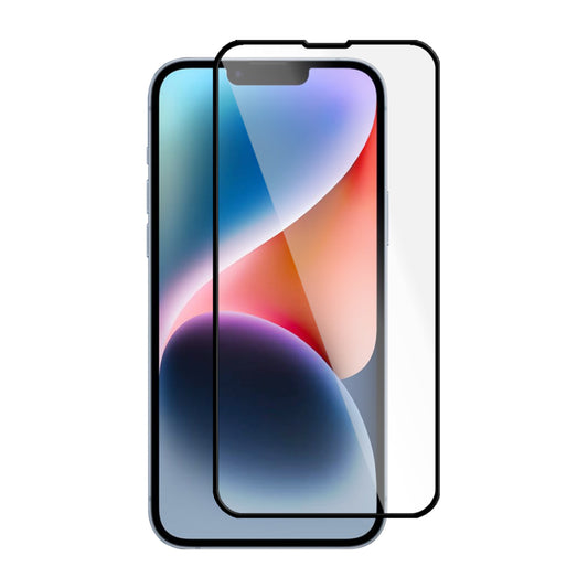 Rvelon Skärmskydd iPhone 13 Pro Max/14 Plus Härdat Glas 2.5D Svart - bulk image 1