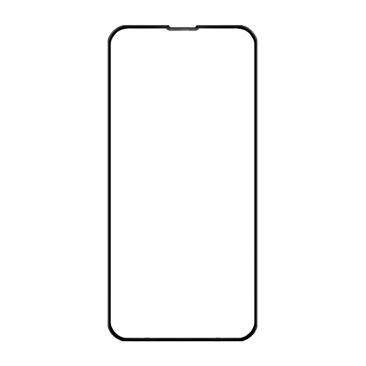 Rvelon Skärmskydd iPhone 13 Pro Max/14 Plus Härdat Glas 2.5D Svart - bulk image 2