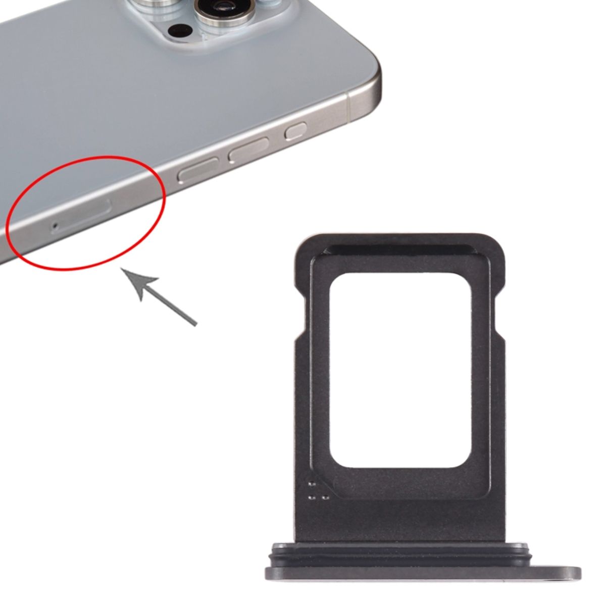 iPhone 15 Pro/15 Pro Max Simkortshållare - Blå image 4
