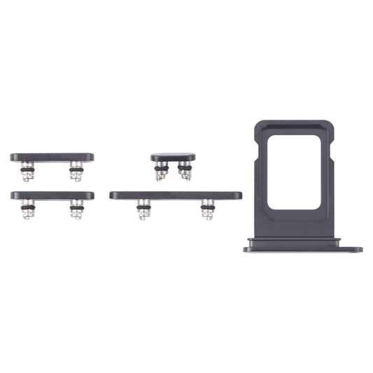 Knappar och Simkorthållare för iPhone 16 Pro/16 Pro Max - Svart image 1