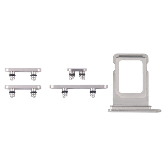 Knappar och Simkorthållare för iPhone 16 Pro/16 Pro Max - Vit image 1