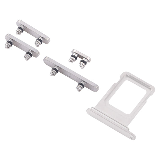 Knappar och Simkorthållare för iPhone 16 Pro/16 Pro Max - Vit image 2