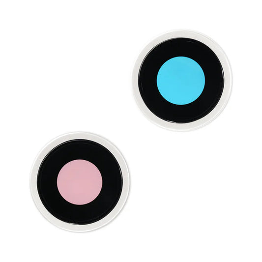 Kameralins med metallram iPhone 15/15 Plus - Blå image 1