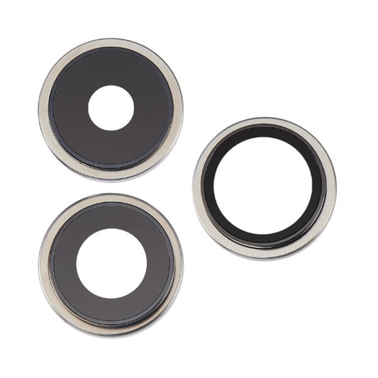 Kameralins med metallram iPhone 15 Pro - Vit image 1