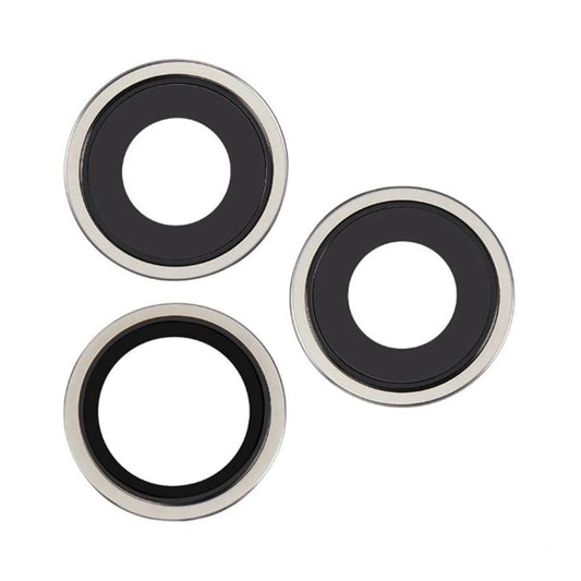 Kameralins med metallram iPhone 15 Pro Max - Vit image 1