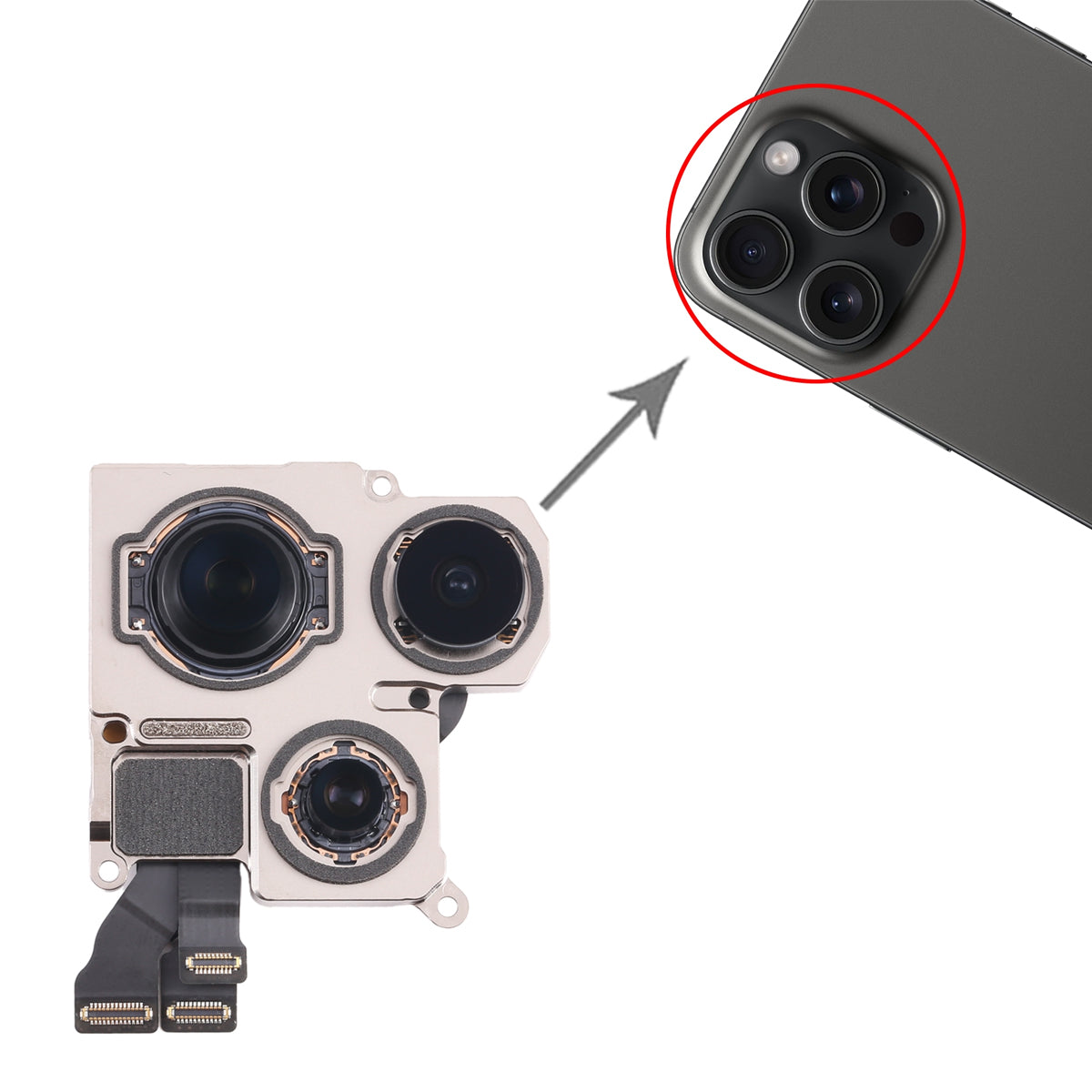 iPhone 15 Pro Bakre Kamera Original image 4