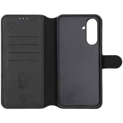 Rvelon Plånboksfodral Magnet för Samsung A17 - Svart image 2