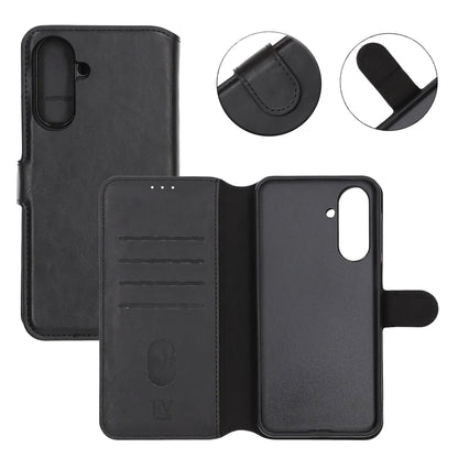 Rvelon Plånboksfodral Magnet för Samsung A17 - Svart image 5