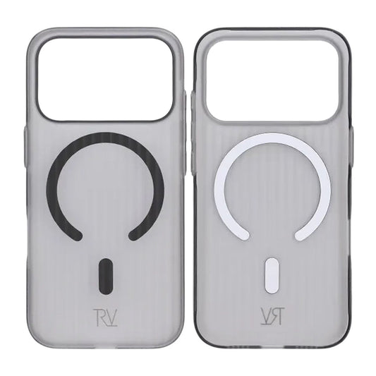 Rvelon Mobilskal Korrugerad Magsafe för iPhone 17 Pro - Svart image 1