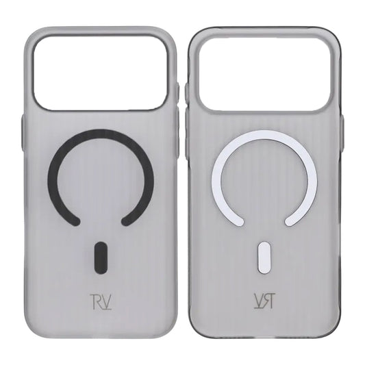 Rvelon Mobilskal Korrugerad Magsafe för iPhone 17 Pro Max - Svart image 1