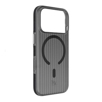 Rvelon Mobilskal Korrugerad Magsafe för iPhone 17 Pro Max - Svart image 2