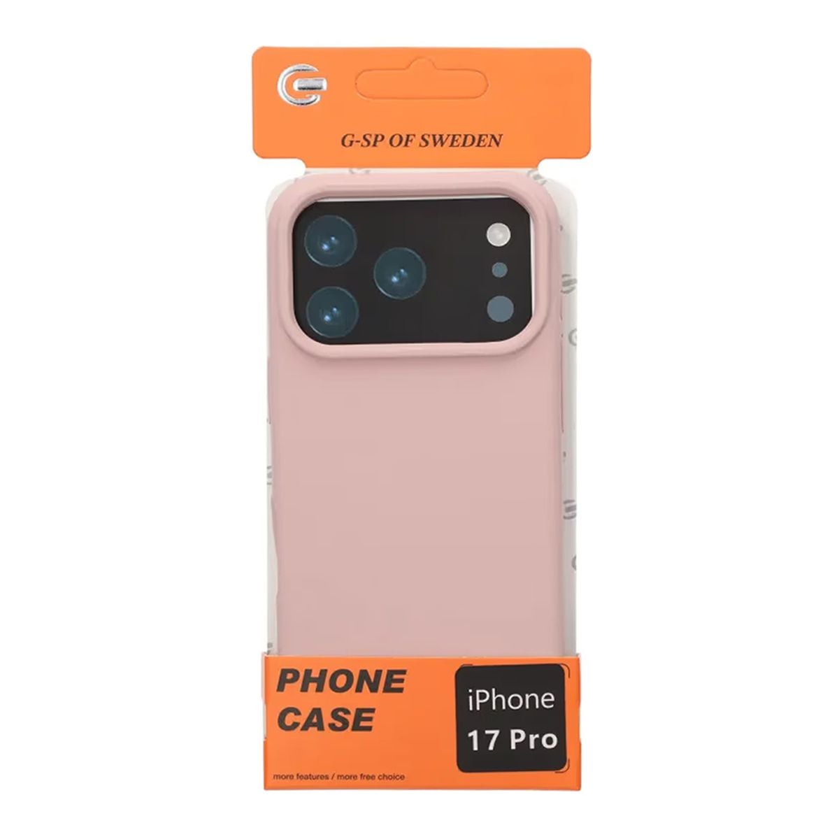 Mobilskal Mjukt Silikon för iPhone 17 Pro - Sandrosa image 6
