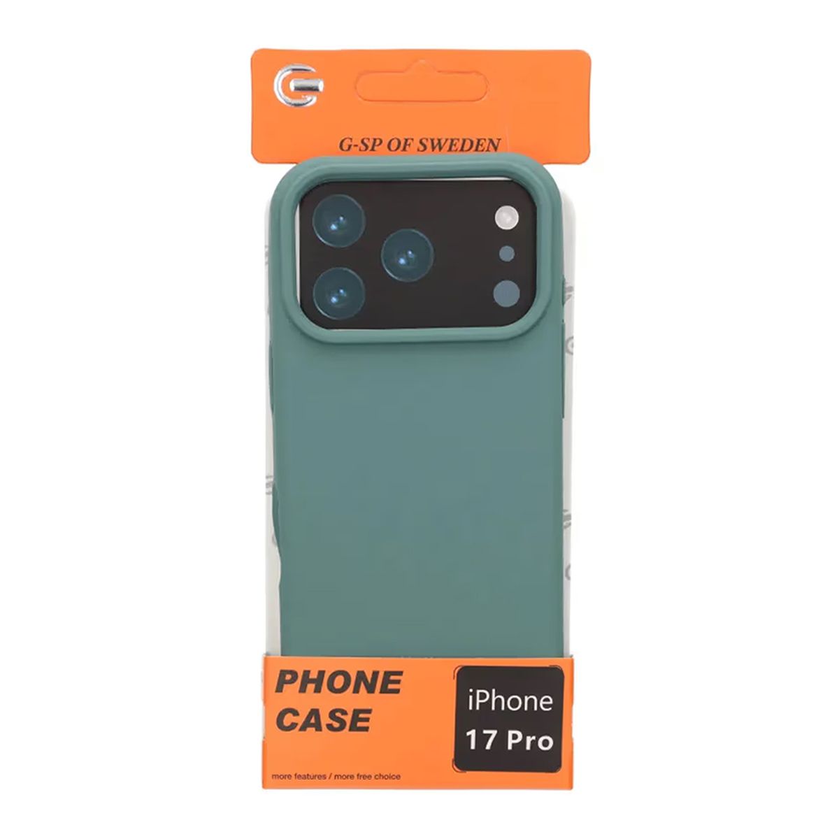 Mobilskal Mjukt Silikon för iPhone 17 Pro - Grön image 6