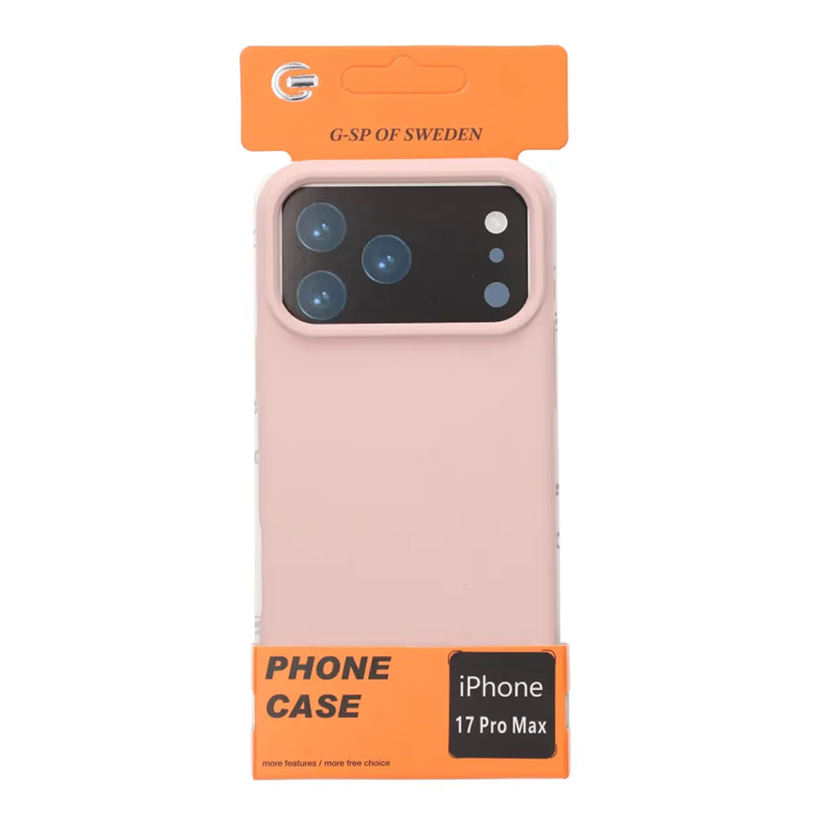 Mobilskal Mjukt Silikon för iPhone 17 Pro Max - Sandrosa image 5