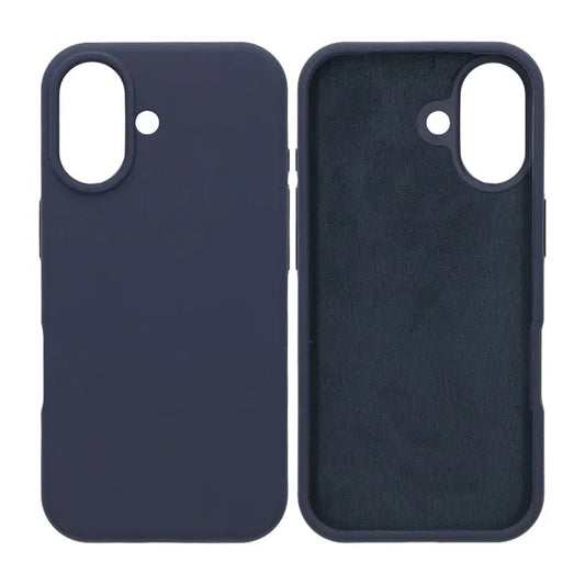 Mobilskal Mjukt Silikon för iPhone 17 - Mörkblå image 1