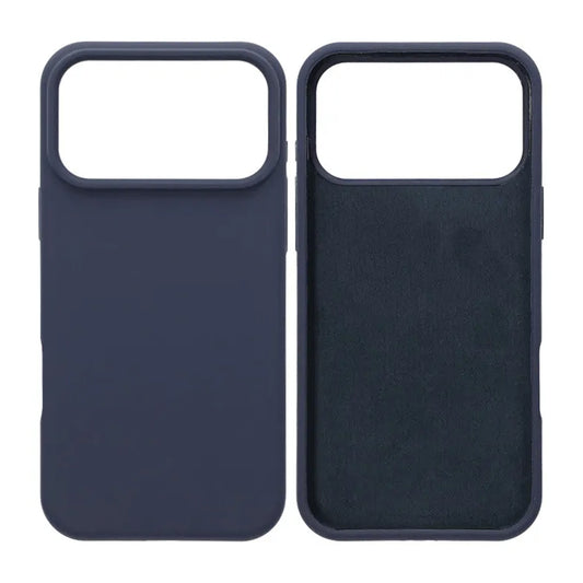 Mobilskal Mjukt Silikon för iPhone 17 Pro Max - Mörkblå image 1