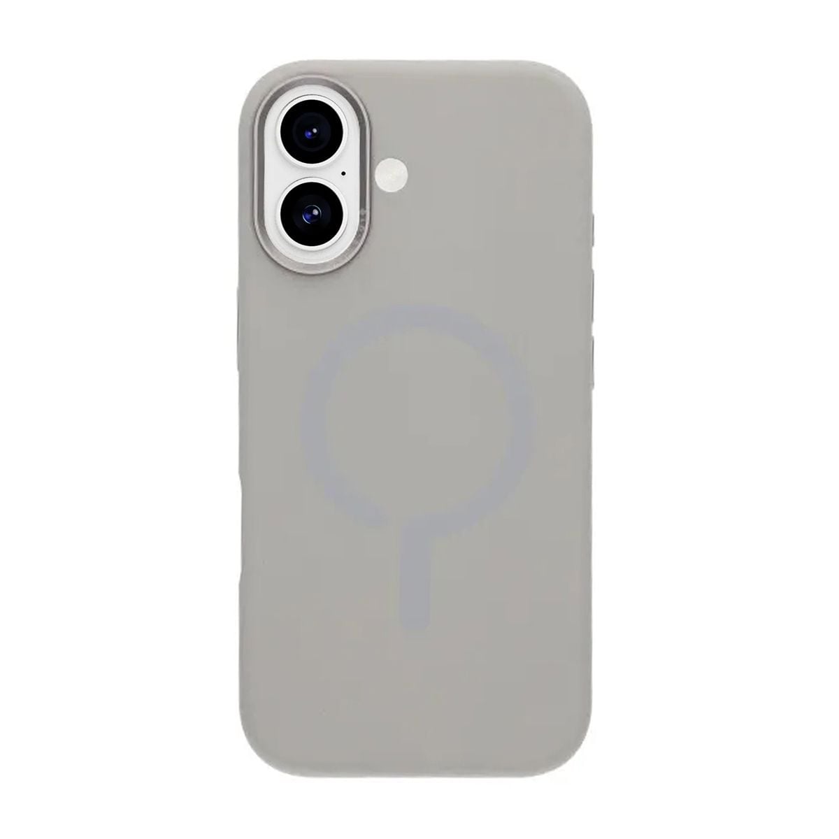 Mobilskal Silikon med Kamera Metallram för iPhone 17 - Grå image 2