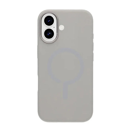 Mobilskal Silikon med Kamera Metallram för iPhone 17 - Grå image 2