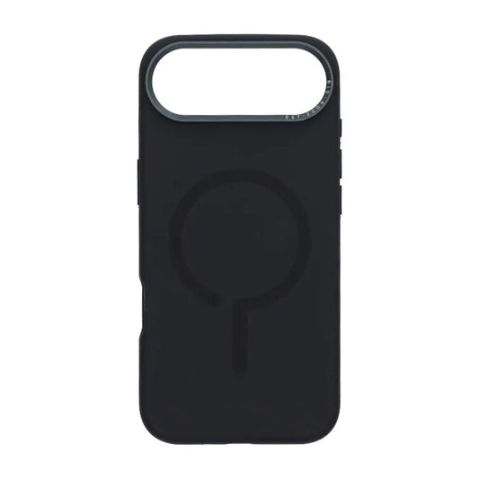 Mobilskal Silikon med Kamera Metallram för iPhone Air - Svart image 2