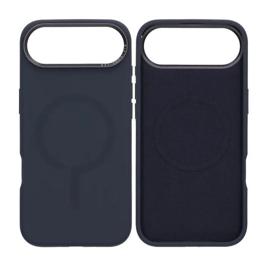 Mobilskal Silikon med Kamera Metallram för iPhone Air - Blå image 1