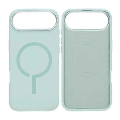 Mobilskal Silikon med Kamera Metallram för iPhone Air - Grön image 1