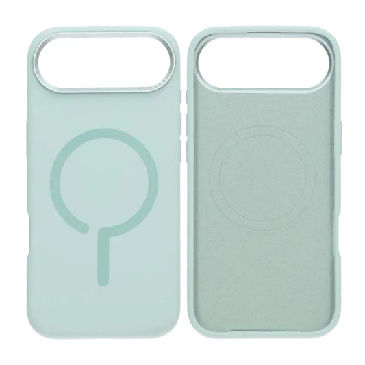 Mobilskal Silikon med Kamera Metallram för iPhone Air - Grön image 1