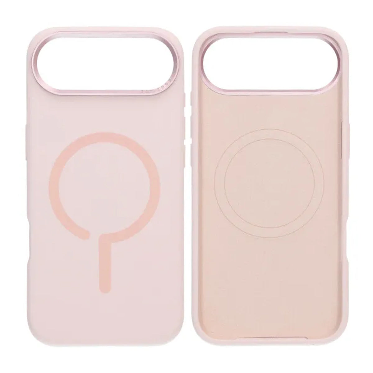 Mobilskal Silikon med Kamera Metallram för iPhone Air - Rosa image 1