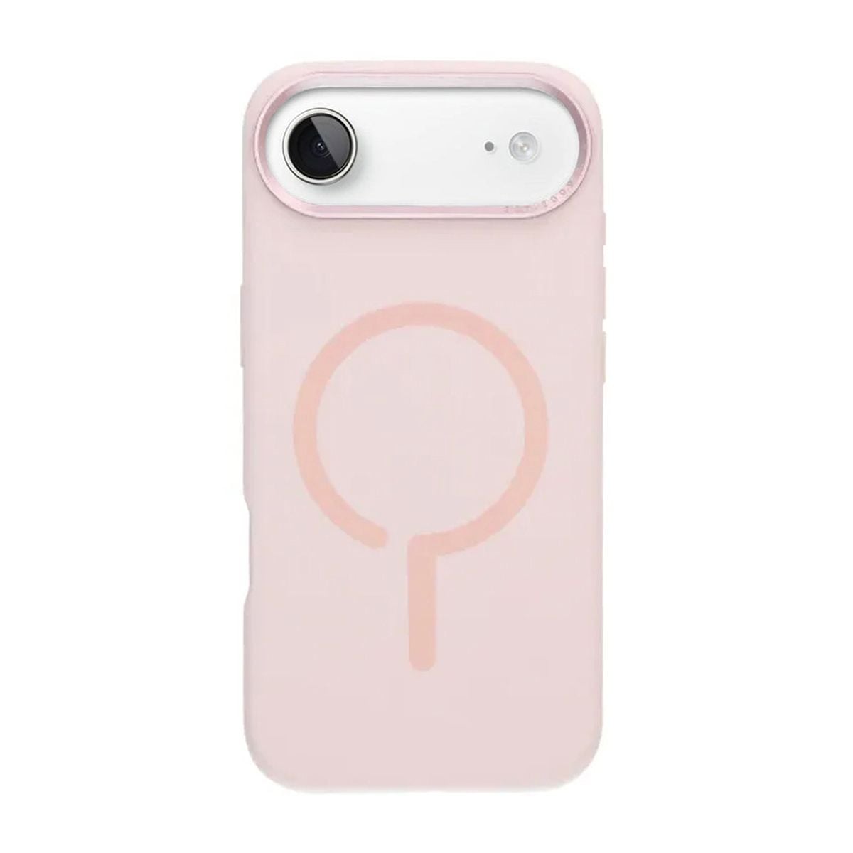 Mobilskal Silikon med Kamera Metallram för iPhone Air - Rosa image 2